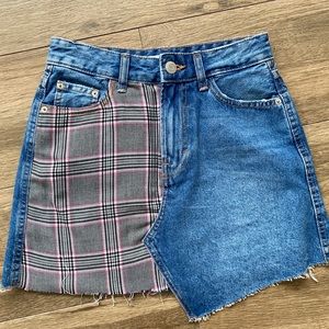denim jean skirt